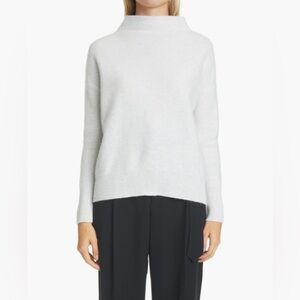 Vince Boiled Cashmere Funnel Neck Pullover